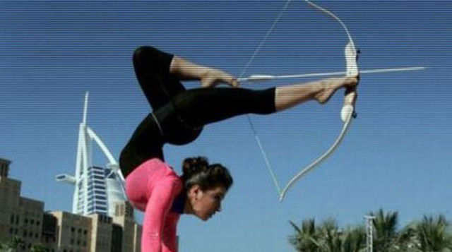 柔术撕腿训练照 各国美女秀绝技