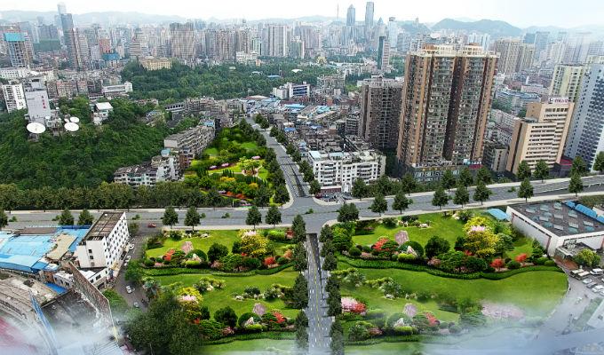 人民大道南段重要节点跨火车站大桥全桥贯通