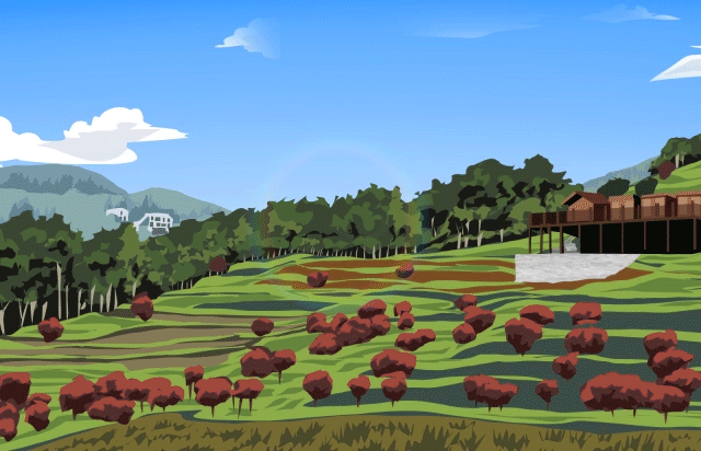 手绘贵阳丨白云区石龙村