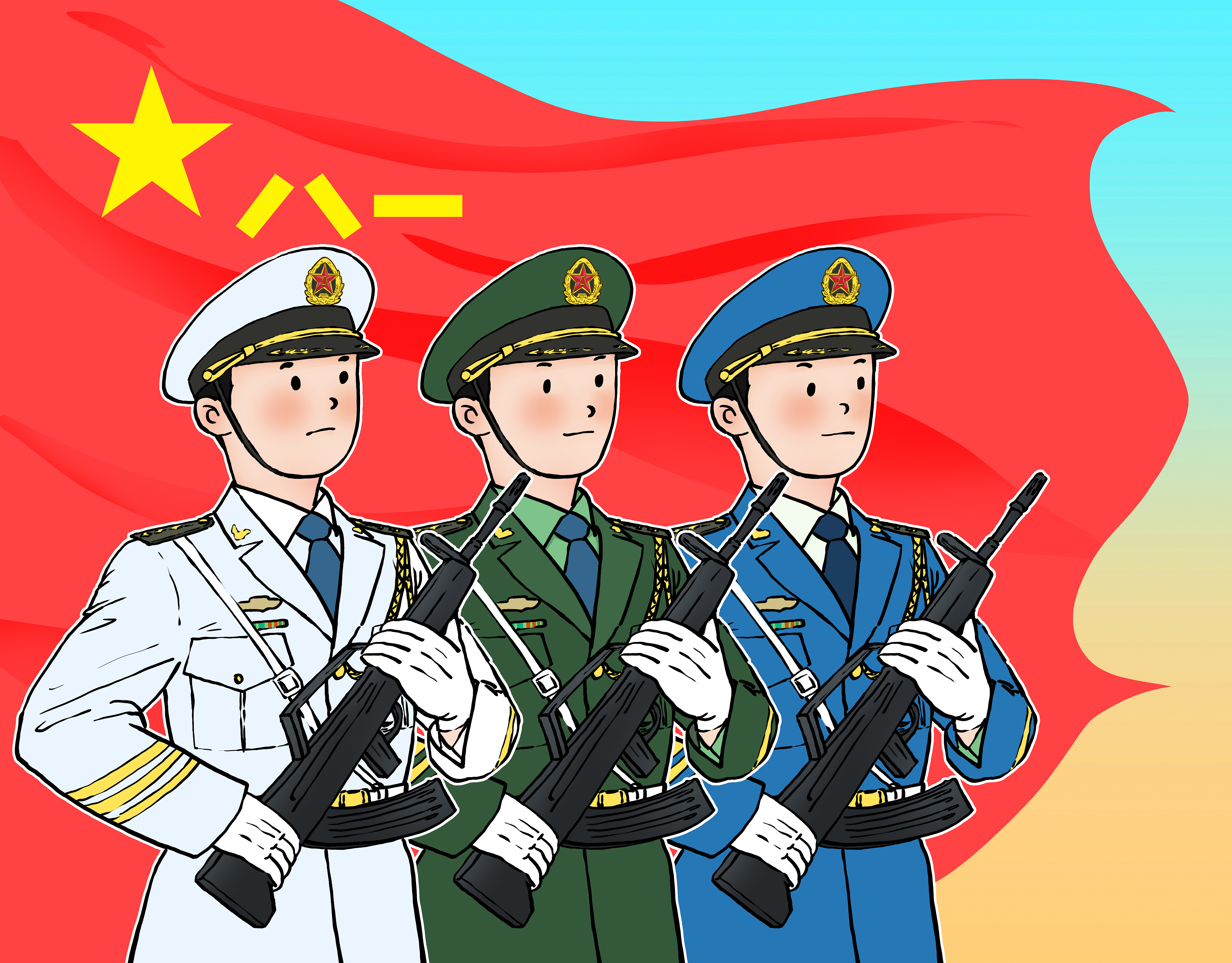 云岩区文艺新作品展演庆祝“八一”建军节