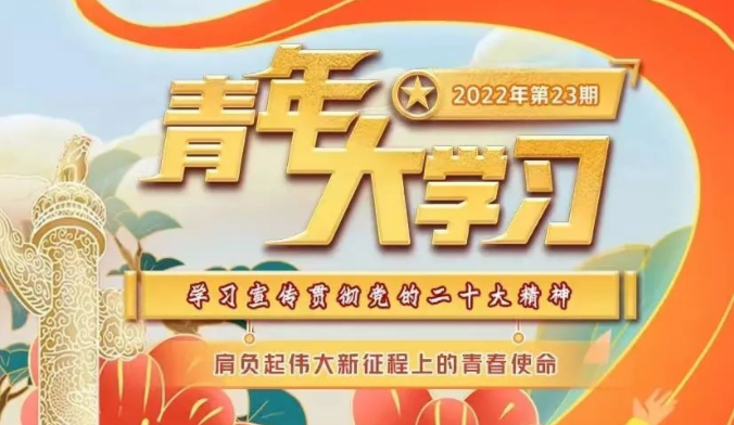 青年大学习：肩负起伟大新征程上的青春使命（附上期学习情况）