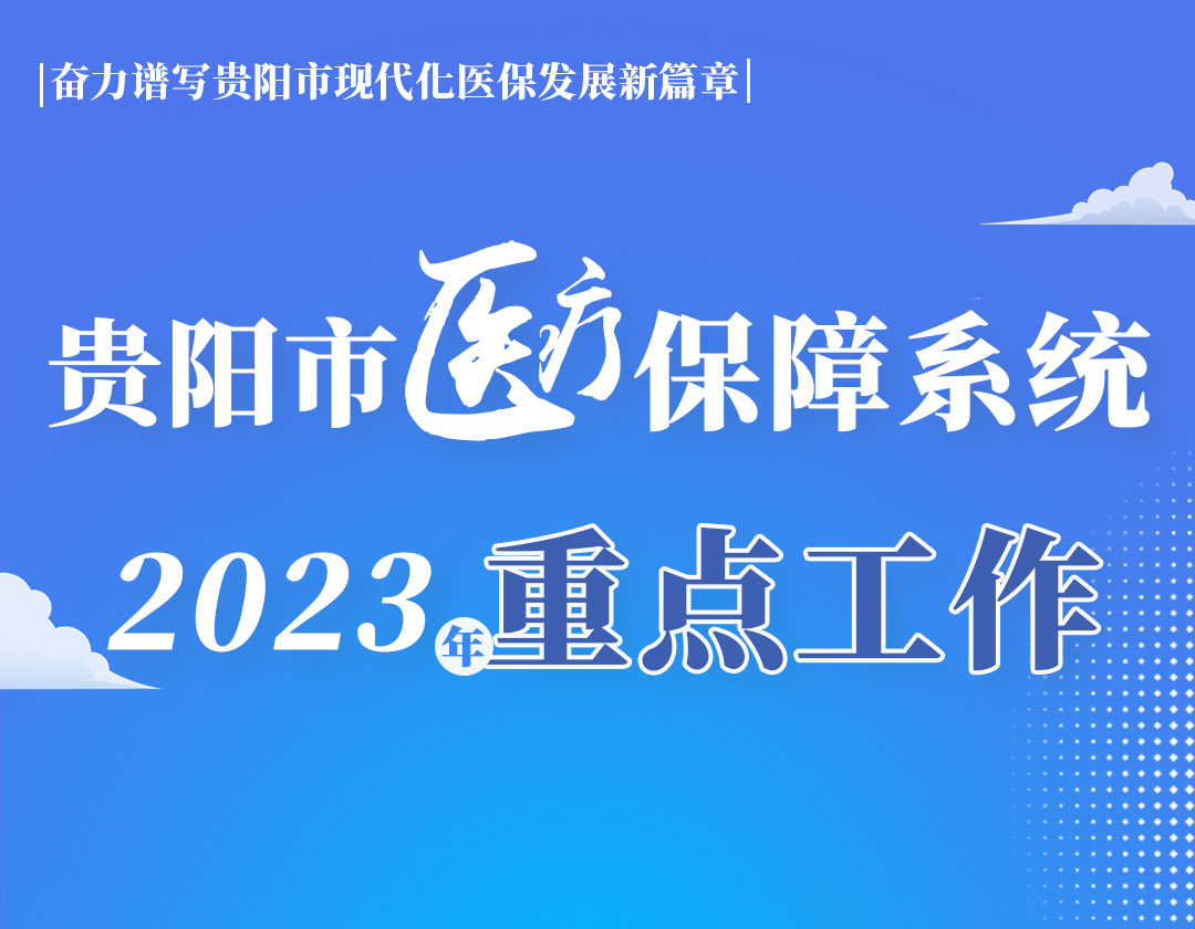 贵阳市医疗保障系统2023年重点工作