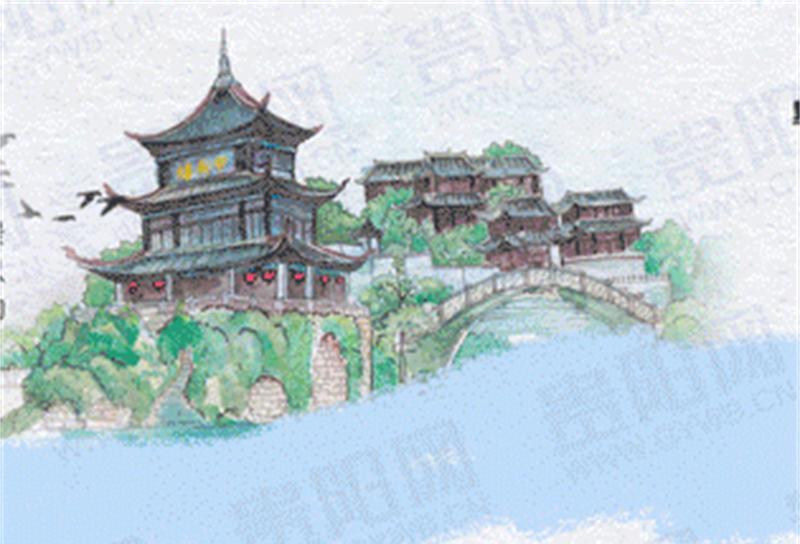 手绘贵阳 ▏南明河长卷