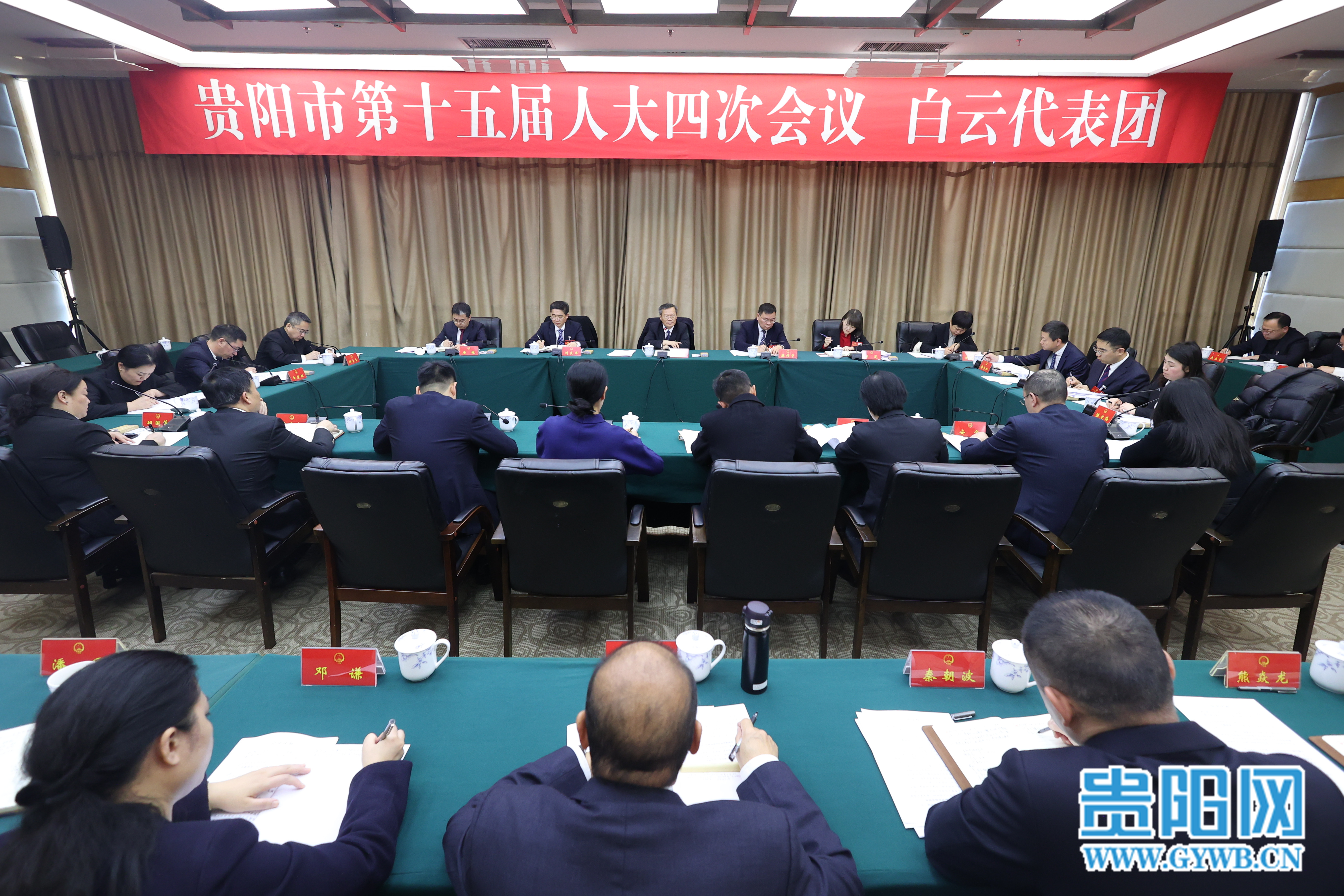 胡忠雄参加白云代表团审议