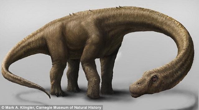 科学家挖掘发现地球最重恐龙 体重达65吨