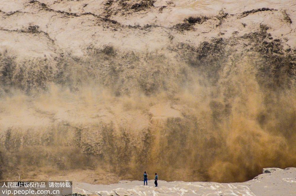 黄河壶口迎洪峰 景区采取暂时关闭【4】