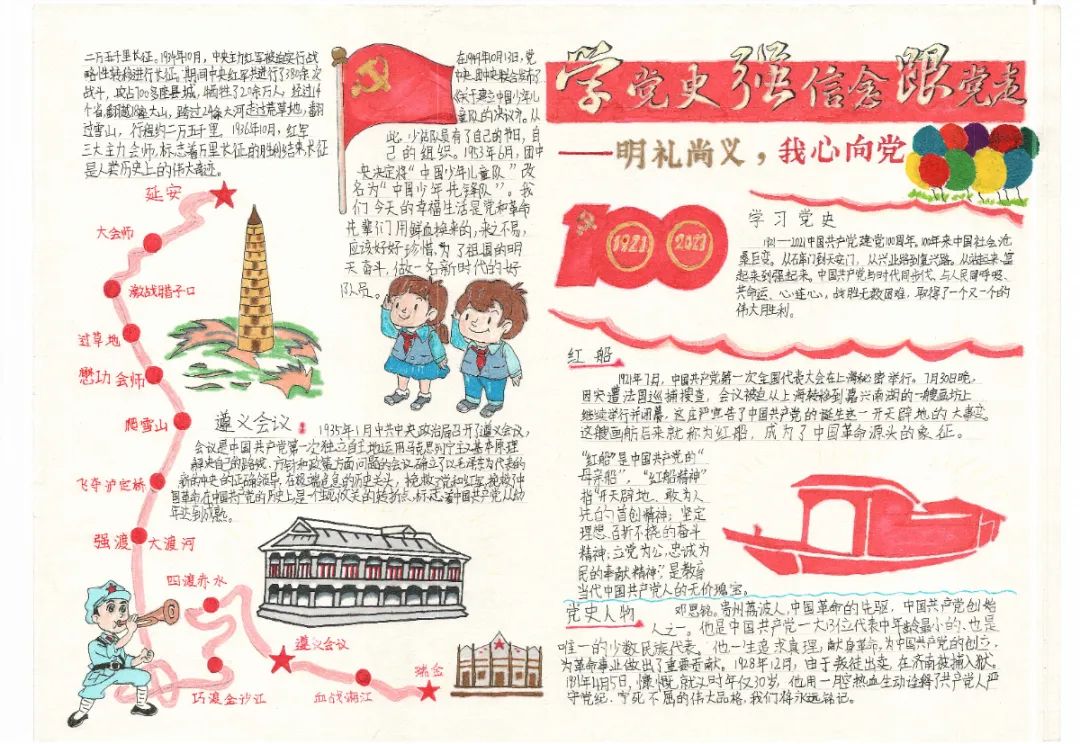 贵阳市第十五届中小学生德育手抄报竞赛优秀作品展示