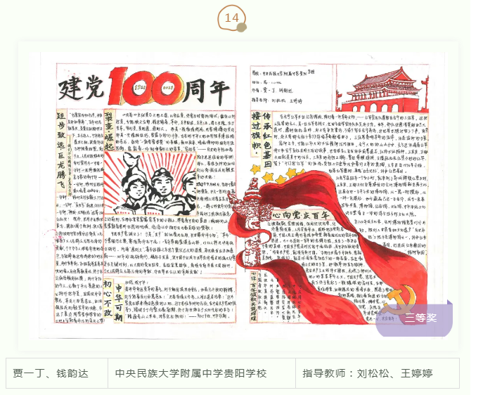 贵阳市第十五届中小学生德育手抄报竞赛优秀作品展示