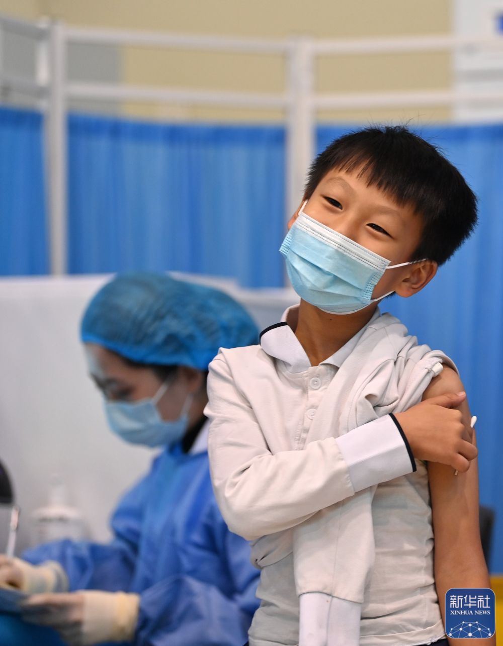 德贤小学学生完成疫苗接种.