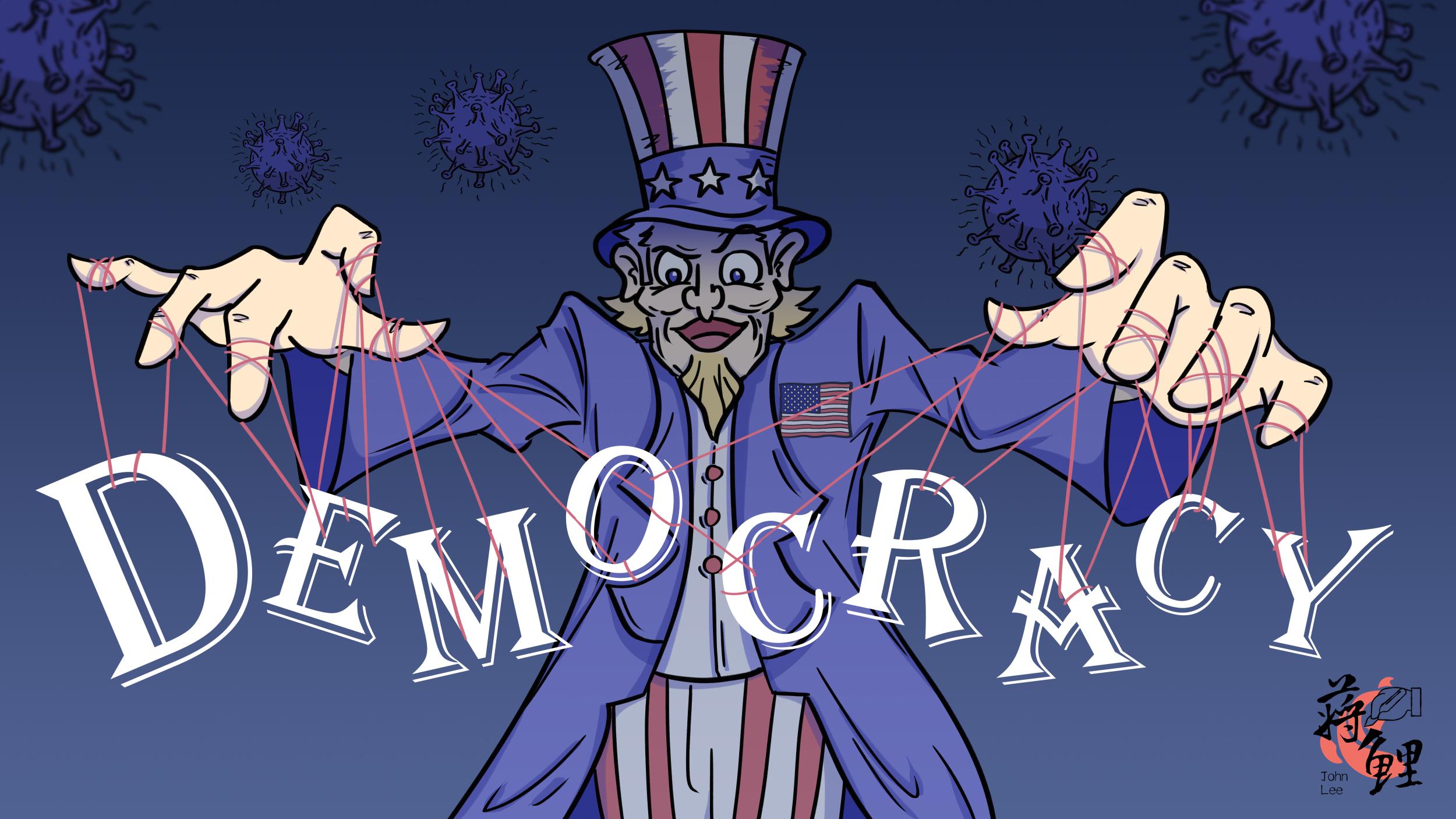 新漫评民主绝不是美国政府手中的提线木偶