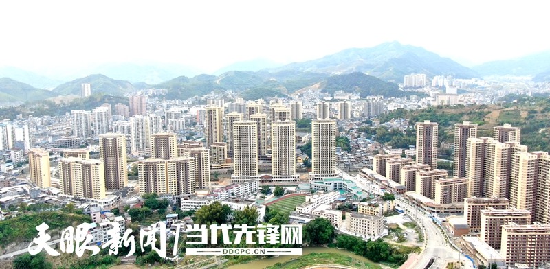 鸟瞰黔西南望谟县城-贵阳网