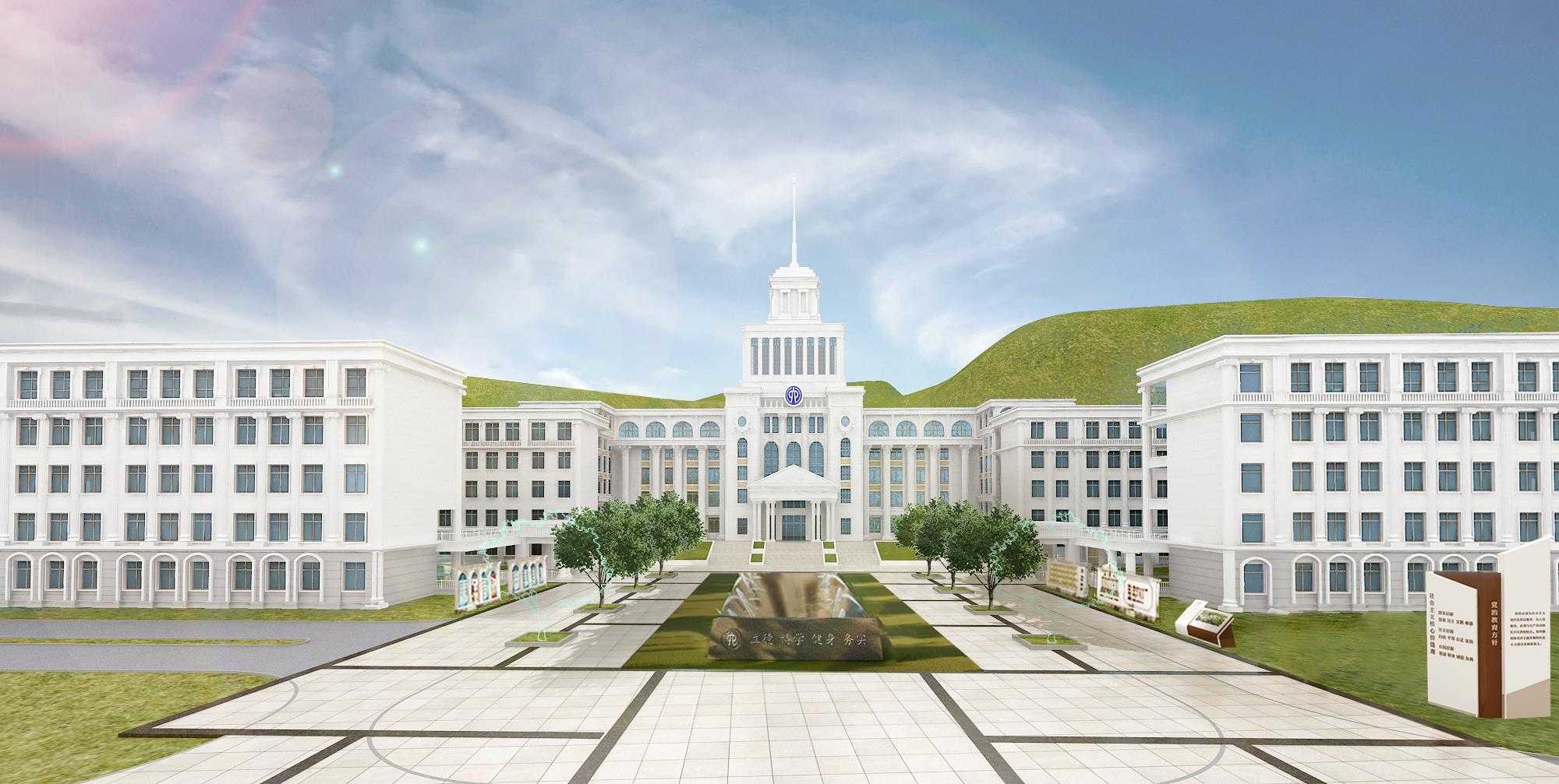 位于中心城区的老牌省级一类示范性普通高中——贵阳六中新校区的建设