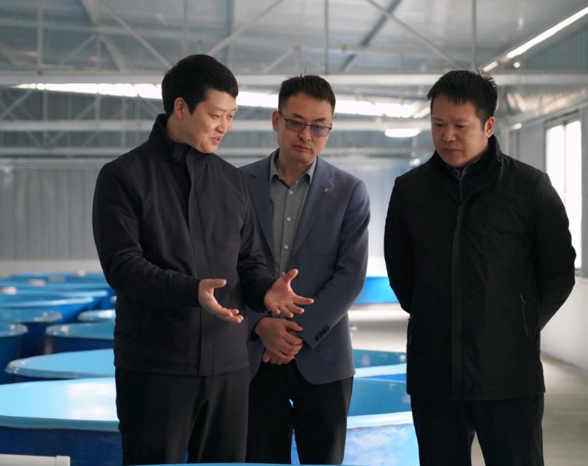 陈祖发调研息烽西山鲟鱼、开阳花梨鲈鱼种业示范项目建设、运营情况