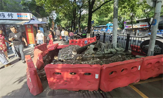 中山东路占道施工何时完工？贵阳北控水务回应