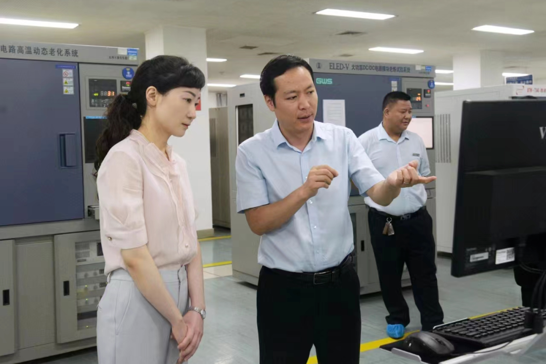 经开区领导调研辖区检验检测平台及检验检测企业