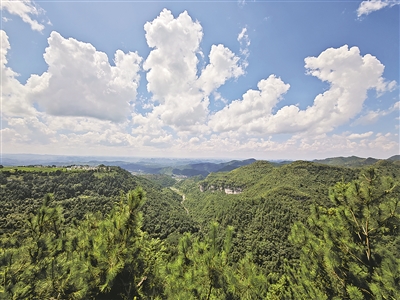 风景如画的扰绕村。