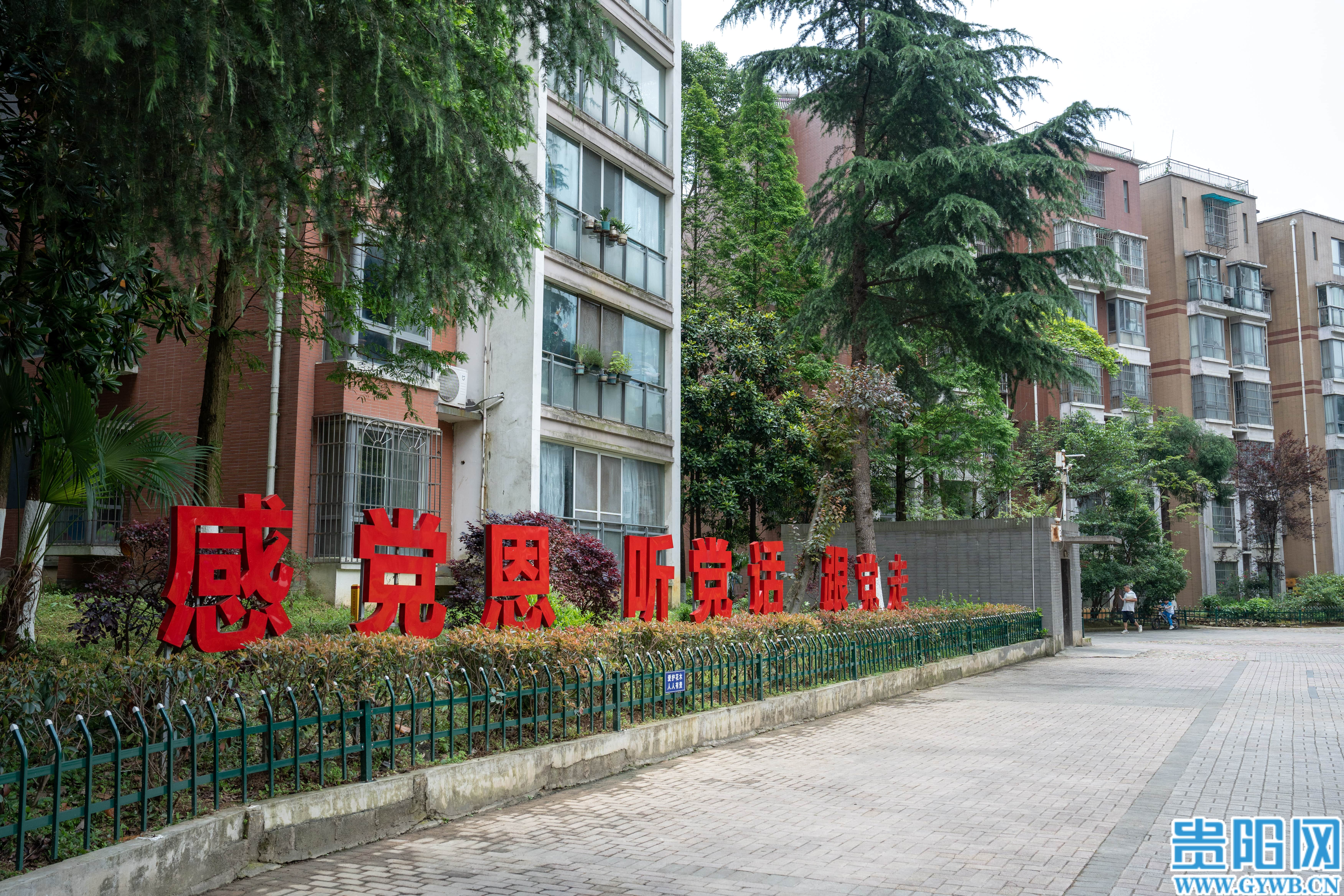 (13)小区内的宣传标语。许发顺 摄 (1)